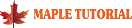 Mapple Tutorial